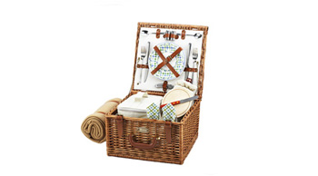 Cheshire Picnic Basket for Two with Blanket